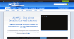 Desktop Screenshot of airvpn.org